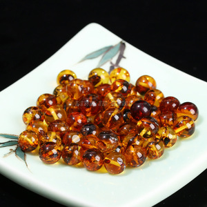 Jingde Jewelry Offre Ambra Naturale, <span class=keywords><strong>Copal</strong></span>, Perle a Fiore, Bracciali con Perle Sciolte, Collane, Accessori Fai-da-Te, Rotondi - Product Image 3