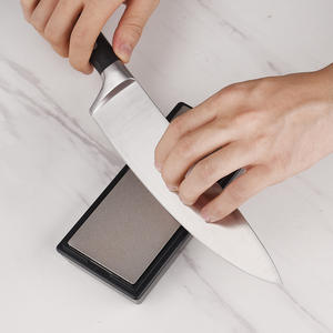 Aiguiseur de couteaux cylindrique double face en céramique et diamant, moulin manuel multi-grains pour couteaux de cuisine occidentaux en acier inoxydable - Product Image 1