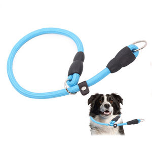 Venta al por mayor de China sin tirar redondo Martingale perro cuerda estrangulador Collar para entrenamiento de perros - Product Image 1