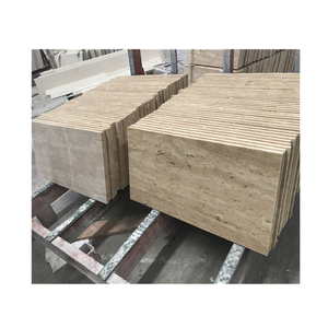 Azulejo de mármol de piedra travertino beige natural 12x24 - Product Image 1