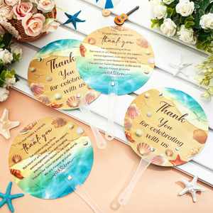 Hot Selling Sunflower Elegant Plastic Handheld <b>Fans</b> Wedding <b>Hand</b> <b>Fans</b> Bulk Personalized <b>Fans</b> for Wedding - Product Image 3