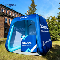 Tente de gonflage étanche à l'air Gazebo Tente Chapiteaux Gonflable Tente de publicité Tente de sport gonflable mini tente de course gonflable pour l'extérieur