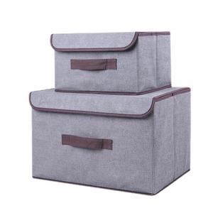 Fold Non Woven <b>Fabric</b> <b>Storage</b> <b>Box</b> Gray Home Supplies Clothing Underwear Sock and Kid Toy <b>Storage</b> Organizer Cosmetics - Product Image 6