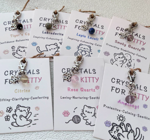 Collier pour animaux de compagnie en cristal naturel durable, pendentif décoratif, perles de cristal, collier pour chien, vintage élégant - Product Image 6