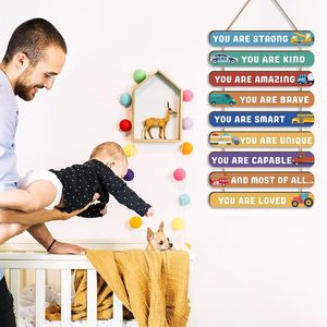 Affiche de règles de classe Décorations de salle de classe en bois pour l'école primaire <span class=keywords><strong>maternelle</strong></span> élémentaire - Product Image 1