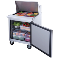 Réfrigérateur de comptoir pour salades, pizzas, méga-bar, sandwichs, avec porte simple ou double, certifié CE ETL, réfrigérateur de préparation de salades, congélateur, refroidisseur
