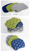 Tapis de camping gonflable d'extérieur en TPU, résistant à l'humidité et antidérapant, pour une personne, portable, épais, pliable et imperméable