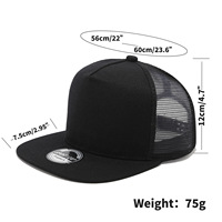 Nouvel Arrivage Casquette Trucker 5 Panneaux avec Broderie 3D, Dos en Maille Satinée, pour le Cyclisme de Performance