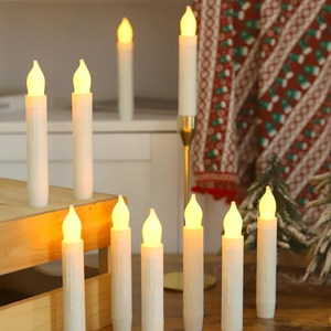 Bougie LED électronique à flamme vacillante 3D de haute qualité, fonctionnant avec 2 piles AAA, pour la décoration de la maison et les rituels (OEM/ODM) - Product Image 1