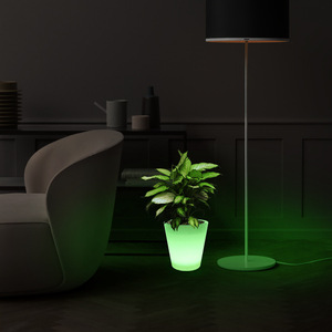 Led extérieur illuminé <span class=keywords><strong>grand</strong></span> <span class=keywords><strong>pot</strong></span> <span class=keywords><strong>de</strong></span> plantes décoratif - Product Image 6