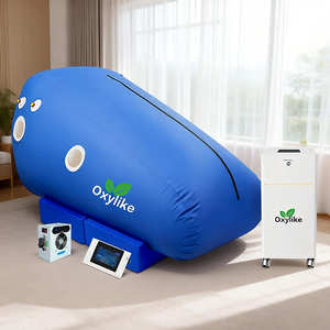 Chambre hyperbare à oxygène souple 1.5ATA Oxylike OLS-LS4 2027 pour salon de beauté et spa, usage anti-âge, pour position allongée et assise - Product Image 1