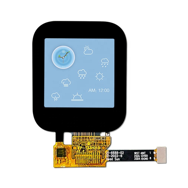 1.3 Inch 240x240 TFT Display Screen with 12-PIN ST7789V2 RGB IPS Capacitive Touch Screen Module 262k Colors 360cd/m Brightness