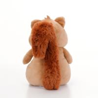 Jouet en peluche à succès en coton PP avec fourrure d'écureuil, jouets en peluche d'écureuil personnalisables, jouet en peluche d'écureuil simulé