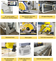 TITAN Plus 5Jet SawJet Structure galvanisée à chaud Disque de découpe à jet d'eau Caméra 5 axes/Déplacement par aspiration/Sonde d'épaisseur/Hauteur laser