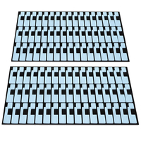 Joint d'isolation personnalisé résistant aux hautes températures, coussinet en gel de silicone conducteur pour refroidissement de puces, découpe et moulage, marque GC