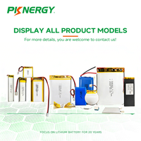 Baterai Lithium Polymer Isi Ulang PKNERGY Ukuran Kecil Persegi Lipo 3.7v 521630 210mah untuk Mouse Nirkabel