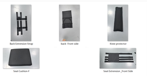 Kit de Tapicería Estándar para Asiento y Respaldo de Silla de Ruedas para Partidos de Baloncesto, Incluye Reposabrazos Acolchados Completos para Silla de Ruedas - Product Image 4