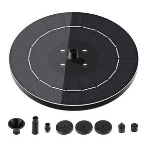 Vente en gros Kit flottant submersible pour bain d'oiseau Fontaine à énergie solaire Pompe à eau Wiggler automatique extérieure - Product Image 1