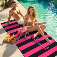 Factory Direct Sales Customized Quick Dry Cartoon Pattern Modern Polyester Beach Swimming Towels