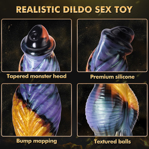 Dildo à ventouse personnalisé avec logo pour femmes, jouets sexuels géants, jouet pour adultes léger et doux - Product Image 3