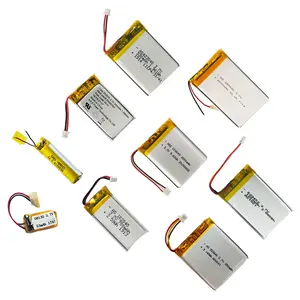 Li polímero de li recarregável 371030 30mm, bateria de lipo 3.7v 75mah para mouse sem fio