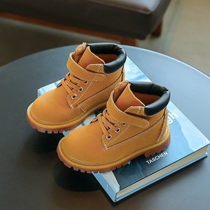 IRONDONKEY Zapatos de camping para niños Botas casuales de cuero de otoño e invierno Botas cortas - Product Image 6