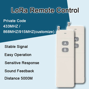 9V 5km Transmitter Long Range RF tín hiệu không dây FSK Lora điều khiển từ xa cho tưới tiêu nông nghiệp - Product Image 5