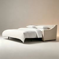 Massivholz-Schlafsofa OEM Maßgefertigt Multifunktionales Luxus-Wohnzimmermöbel Klassisches Sofa mit Schrägarmlehne für den Heimgebrauch