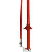 AHIR-ZSQX-25-1 Pince isolante en fibre de verre époxy auto-bloquante de 2,5 m avec ouverture de 55 mm pour travaux sur lignes sous tension