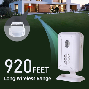 PIR chuyển động Chào mừng bạn báo động 5 chế độ LED nhắc nhở ánh sáng đầy màu sắc thiết kế ngôn ngữ tùy chọn không dây chuông cửa âm thanh Doorphone - Product Image 1