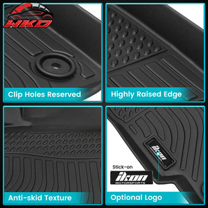 Tapis de sol toutes saisons en TPE 3D moulé, imperméables, compatibles avec Chevrolet Traverse Limited 2018-2024, 8 places - Product Image 3