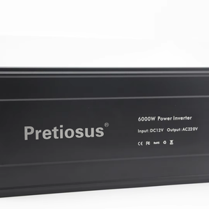 Pretiosus invertör 6000Watt 6000W 12/24/48V DC AC100/110/120/220/230/240V şarj MPPT güç inverteri ile saf sinüs dalgası UPS - Product Image 3