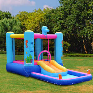 Château gonflable portable en nylon Golden Art pour enfants, idéal pour les garderies - Product Image 4