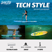 Planche de SUP gonflable personnalisable avec logo, série technologique, 10'6'', en PVC, pour parcs aquatiques, pêche, yoga, loisirs