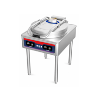 Machine à crêpes électrique en acier inoxydable 3,6 kW, machine à frire les pains, machine à faire des crêpes, usage commercial