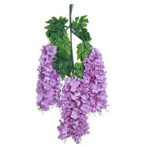 Grande plante artificielle de glycine à trois pétales Xinchengzhi, fleur en soie, pour décoration de plafond de mariage, branche suspendue - Product Image 5