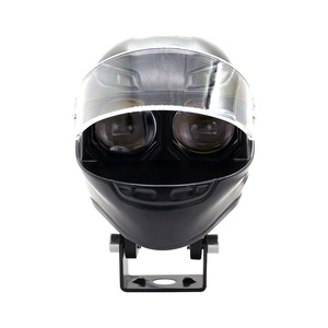 Qideguan Helmet Motorcycle <b>Spotlight</b> 18W White And Yellow Dual Color LED IP67 For Electric Vehicle Lighting - Product Image 4