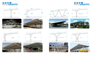 Cochera Solar Fotovoltaica de Acero para Estacionamiento, Instalación Rápida para Estación de Carga de Vehículos Eléctricos (20-25 Años de Vida Útil) - Product Image 5