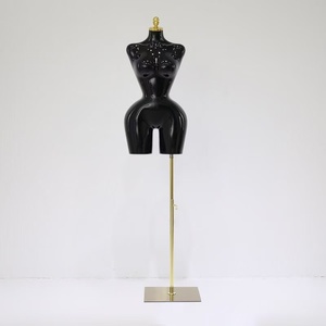 BBL mujeres maniquí con curvas vestido de niña brasileña tamaño de la forma caderas <span class=keywords><strong>grandes</strong></span> busto medio cuerpo mujer maniquíes dorados torso femenino - Product Image 3