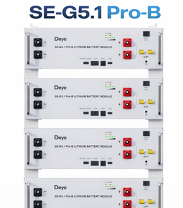 Batería de Litio de Bajo Voltaje Deye SE-G5.1Pro-B 5KWH 51.2V 100Ah 5.12kwh para Sistemas de Almacenamiento de Energía Solar Residenciales - Product Image 6