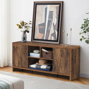 Phong cách mới tùy chỉnh hiện đại <span class=keywords><strong>TV</strong></span> đứng với kệ lưu trữ gỗ <span class=keywords><strong>TV</strong></span> tủ với cửa cho phòng khách phòng ngủ - Product Image 2