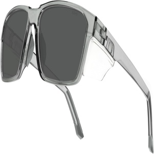 Sports <b>Eyewear</b> Manufacturer Wholesale Custom Logo TR90 Square Polarized Sunglasses Fishing Glasses for Men - Product Image 1
