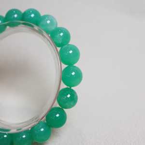 Bracelet en jade australien naturel <span class=keywords><strong>de</strong></span> 8 mm, cristaux, guérisseur <span class=keywords><strong>de</strong></span> <span class=keywords><strong>l</strong></span>'âme, bijoux <span class=keywords><strong>de</strong></span> mode, bracelets, joncs, <span class=keywords><strong>pierre</strong></span> <span class=keywords><strong>de</strong></span> cœur verte - Product Image 5