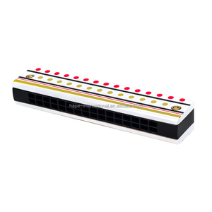 Jouets éducatifs de haute qualité dessin animé coloré chromatique bois Harmonica Instrument de musique en bois pour les enfants aides pédagogiques - Product Image 1