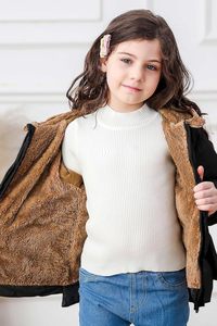 Manteaux d'hiver pour tout-petits de 6 mois à 5 ans, chauds, à capuche, vêtements d'extérieur teints et imprimés, taille 5 - Product Image 3