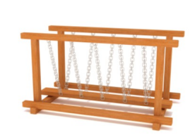 Nhà máy sản xuất thiết bị công viên giải trí không chạy bằng gỗ có sẵn để tùy chỉnh. - Product Image 2