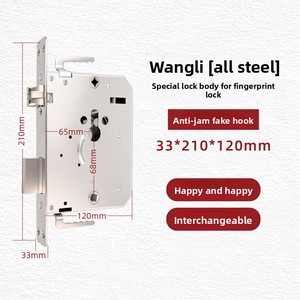 Serrure Intelligente à Empreinte Digitale Wangli Little Handsome Hook en Acier, Double Libération Rapide, Anti-Blocage, Anti-Vol - Product Image 6