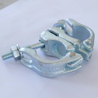 FARTHINGS Collier de serrage pour échafaudage en acier, à double rotation, pressé, conforme BS 1139, design industriel