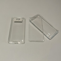 Boîtier rectangulaire transparent en acrylique de 40 mm de largeur pour lingots d'or et d'argent, capsules pour pièces de monnaie et lingots d'argent pour collection