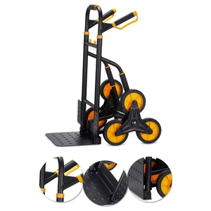 Chariot à main professionnel OEM chinois en acier inoxydable, réglable, à 6 roues, pour plateformes d'escalade, capacité de charge 120 kg - Product Image 4